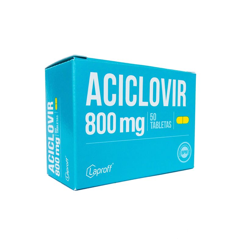 Aciclovir 800 Mg Caja X 50 Tabletas Laproff