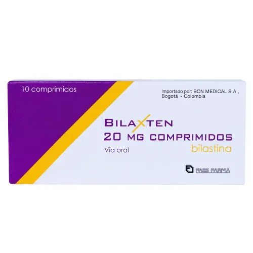 Bilaxten Bilastina 20 Mg Caja X 10 Comprimidos Bcn Medical