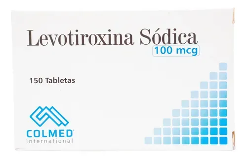 Levotiroxina 100 Mcg Tabletas Caja X 150 Und Colmed
