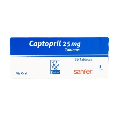 Captopril 25 Mg Caja X 30 Tabletas Recipe