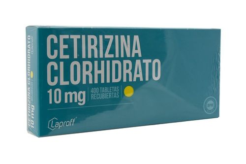 Cetirizina 10 Mg Caja X 400 Tabletas Laproff