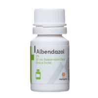 Albendazol 0.02 Frasco X 20 Ml Suspensión Memphis