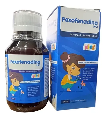 Fexofenadina Hcl Fexofenadina Clorhidrato 30 Mg/5Ml Frasco X 120 Ml Suspensión Memphis