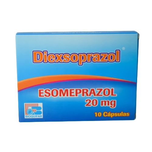 Diexsoprazol Esomeprazol Magnesico 20 Mg Caja X 30 Cápsulas Bioquifar