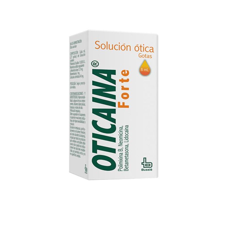 Oticaina Forte Benzocaína Gotas Óticas 8 Ml