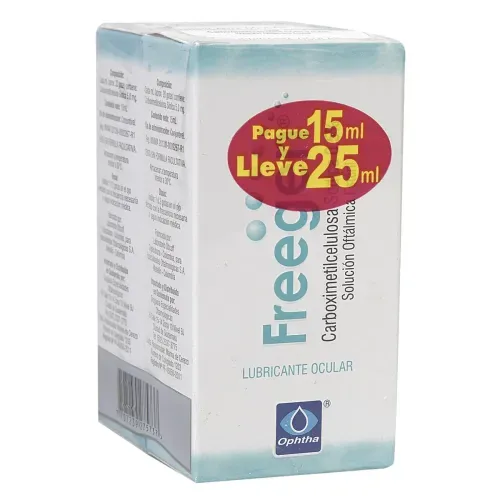 Freegen Frasco X 15 Ml Gratis Freegen Frasco X 10 Ml Ophtha