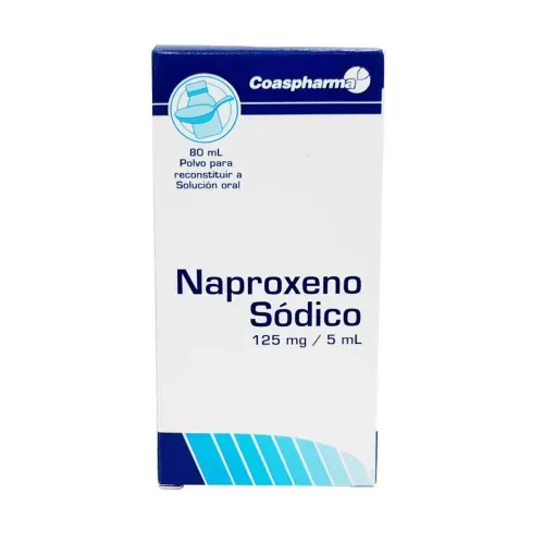 Naproxeno 125 Mg/5Ml Frasco X 80 Ml Suspensión Coaspharma