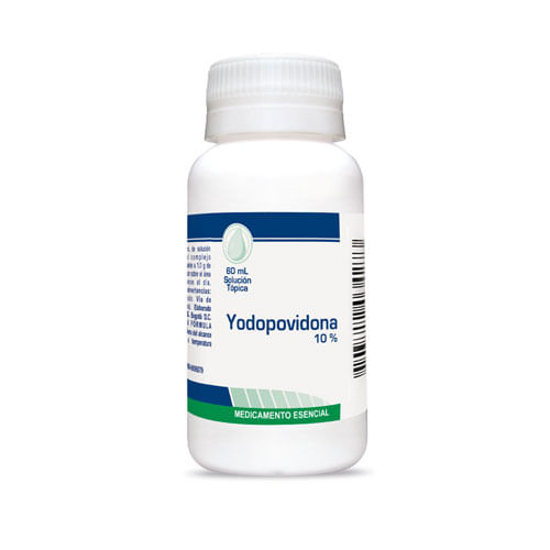 Yodopovidona 0.1 Solución Tópica Frasco X 60 Ml Suspensión Coaspharma