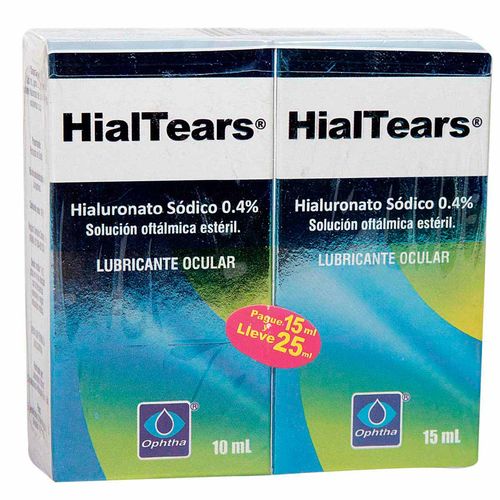 Hialtears Oftálmico Hialurónico Ácido 4 Mg Solución Oftálmica Grais Frasco X 10 Ml Ophtha