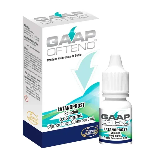 Gaap Latanoprost 0.05% Ofteno Solución Oftálmica Frasco X 3 Ml Sophia