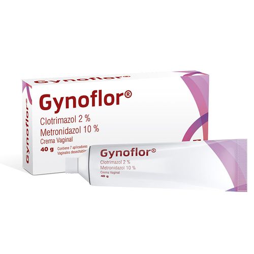 Gynoflor Clotrimazol 2% Crema Vaginal Metronidazol 10% Tubo X 40 Gr Siegfried