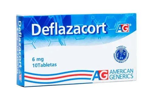 Deflazacort 6 Mg Caja X 10 Tabletas American Generics