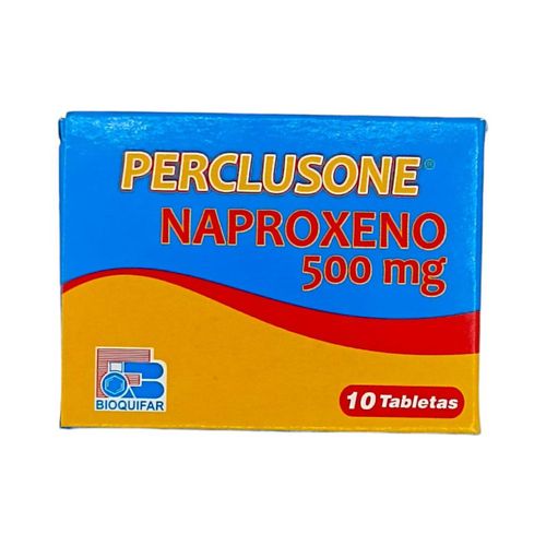 Perclusone Naproxeno 500 Mg Caja X 10 Tableta Bioquifar