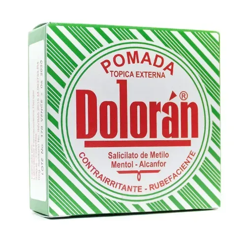 Doloran Alcanfor 8% Mentol 2% Salicilato De Metilo 8% Caja X 20 Gr Doloran