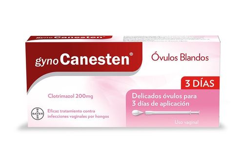 Gynocanesten Clotrimazol 200 Mg Caja X 3 Óvulos Bayer