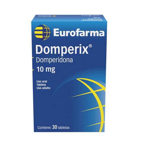 Domperix Domperidona 10 Mg Caja X 30 Tabletas Eurofarma