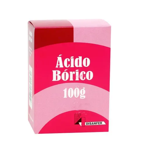 Ácido Bórico Bolsa X 100 Gr Disanfer