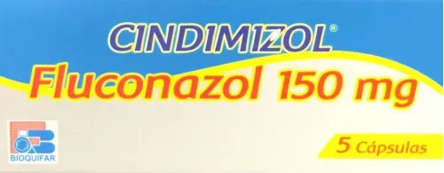 Cindimizol Fluconazol 150 Mg Caja X 5 Cápsulas Bioquifar