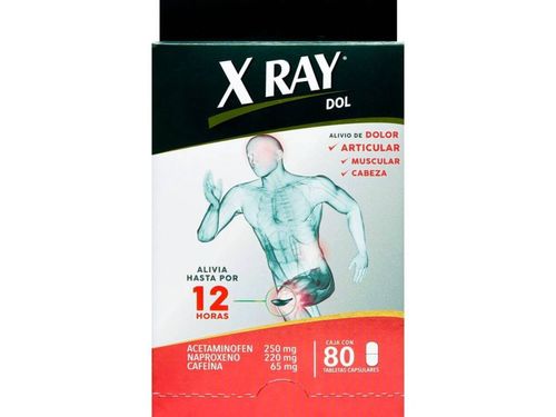 X Ray Dol Caja X 80 Tabletas 2 Und Oferta
