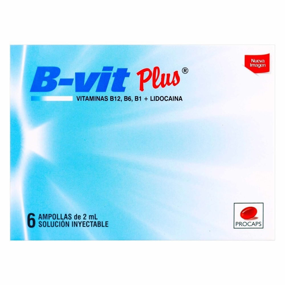 Vit Plus Caja X 6 Ampollas Solución Inyectable Procaps
