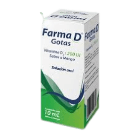 Farma D Colecalciferol 5600 Ui Solución Oral Frasco X 10 Ml Farma De Colombia