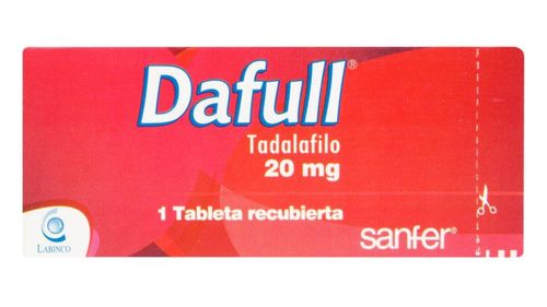 Dafull Tadalafilo 20 Mg Caja X 1 Tabletas Labinco