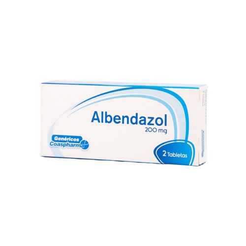 Albendazol 200 Mg Caja X 2 Tabletas Coaspharma