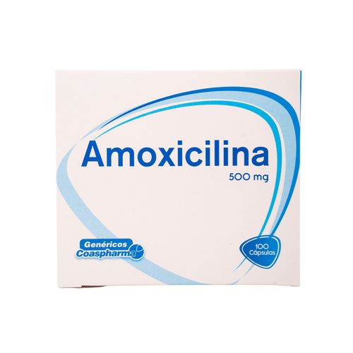Amoxicilina 500 Mg Caja X 100 Cápsulas Coaspharma