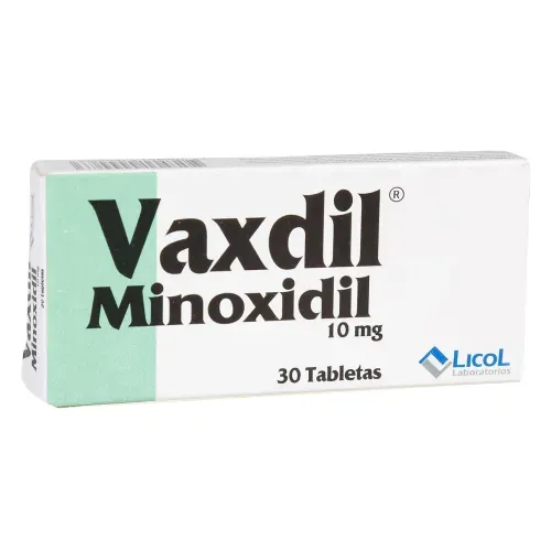 Vaxdil Minoxidil 10 Mg Caja X 30 Tabletas Licol