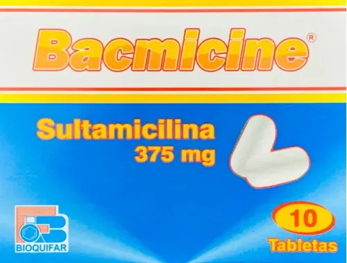 Bacmicine Sultamicilina 375 Mg Caja X 10 Tabletas Bioquifar