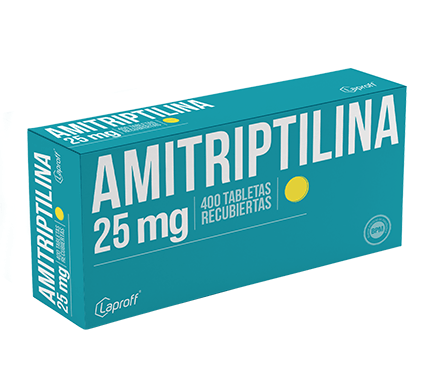 Amitriptilina 25 Mg Caja X 400 Tabletas Laproff