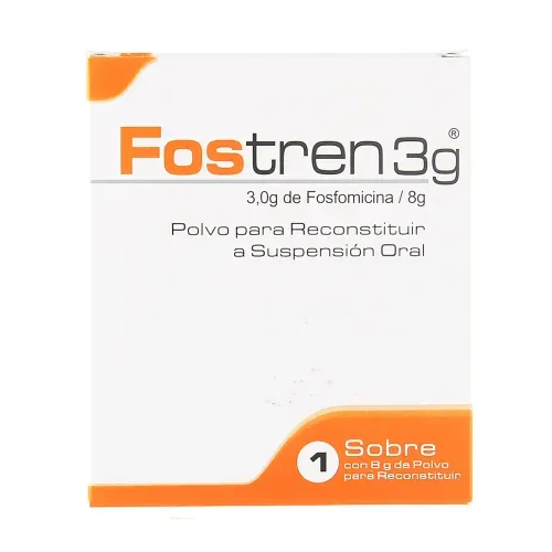 Fostren Fosfomicina Trometamol 3 Gr Caja X 1 Sobre Polvo Nevox