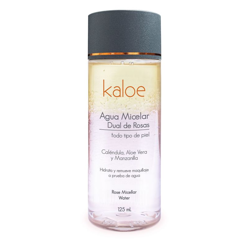Agua Micelar Dual De Rosas Kaloe 125 Ml