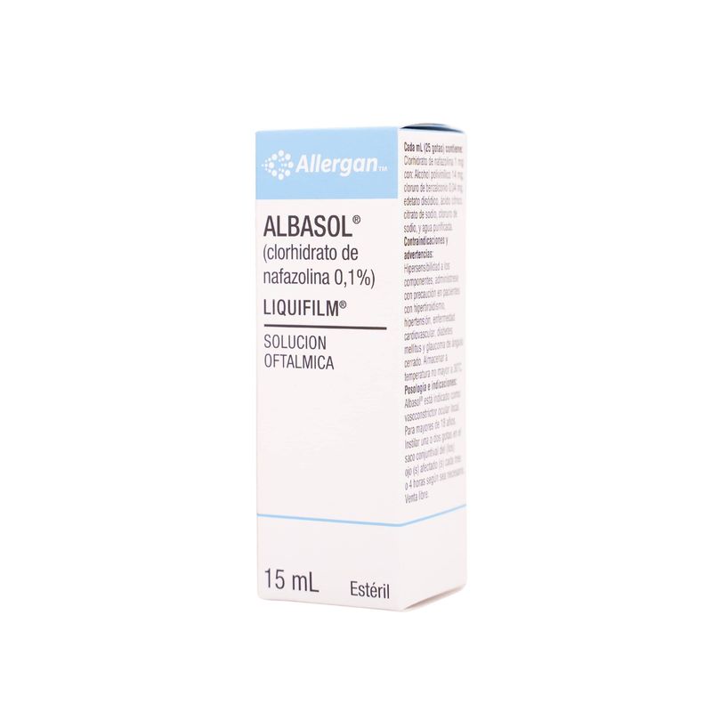 Albasol Nafazolina Solución Oftálmica 15 Ml