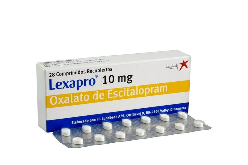 Lexapro Escitalopram 10 Mg Tabletas 28