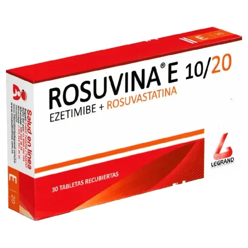 Rosuvina 20 mg Caja x 30 Tabletas
