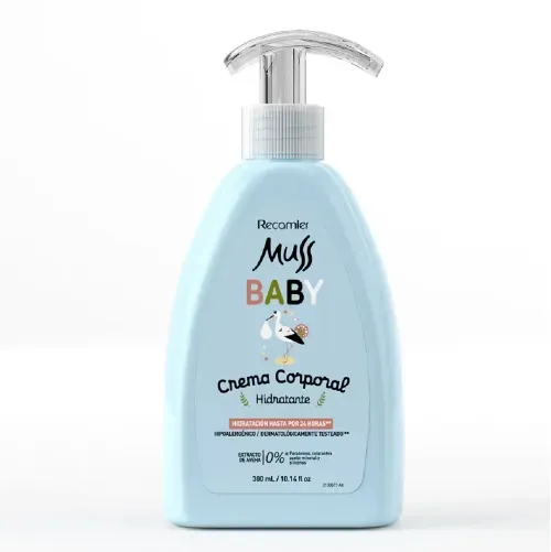 Crema Corporal Muss Baby Frasco X 300 Ml Recamier