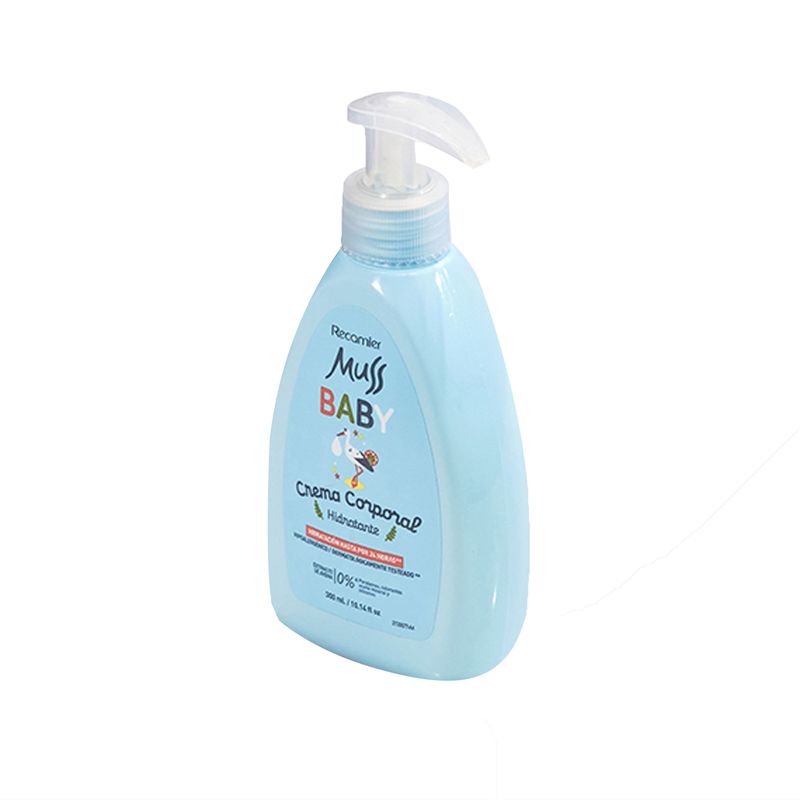 Crema Corporal Muss Baby 300 Ml Recamier