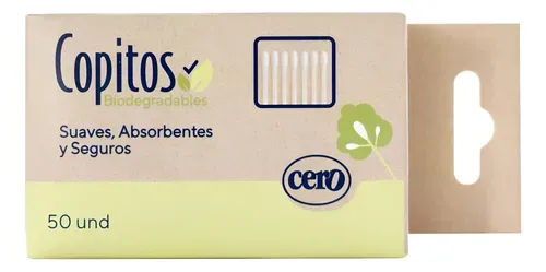 Copitos Cero Biodegradable Caja X 50 Unidades Cero