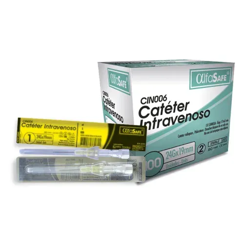 Cateter Intravenoso 24G 43193 Unidad Alfa