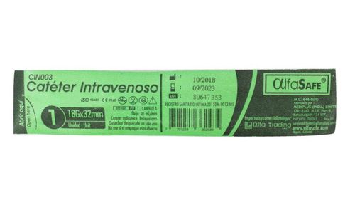 Cateter Intravenoso 18G X1 1/4 Alfa