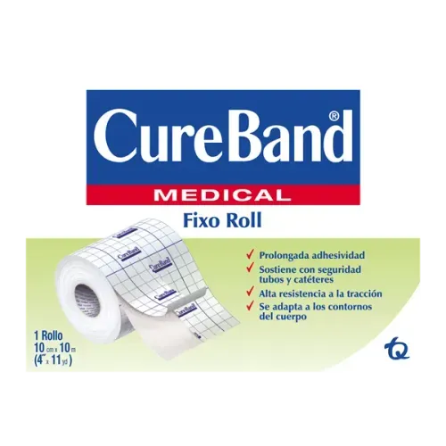 Esparadrapo Cureband Fixo 10 Cmx5 11 Yardas Tq