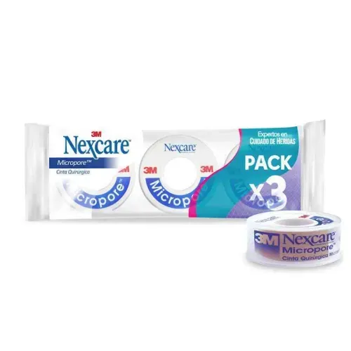 Micropore Piel Bolsa 3 Unidades 12X5 3M