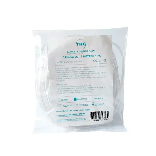 Cánula De Oxígeno Nasal Pediátrico X 2 Mestros Berri