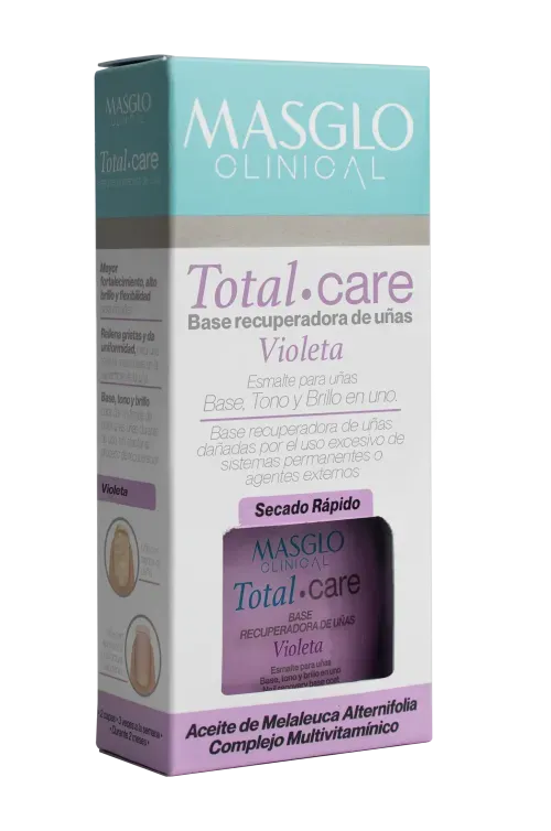 Base Para Uñas Masglo Clinical Total Care Violeta X 13,5 Ml