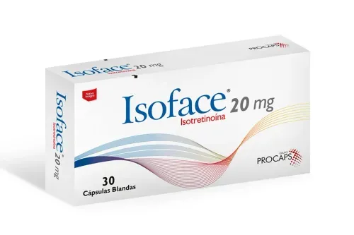 Isoface Isotretinoina 20 Mg Caja X 30 Cápsulas Procaps