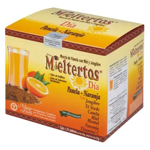 Mieltertos Gripa Naranja Dia Sobres Caja X 24 Sobres Natural Freslhy