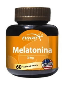 Melatonina 3 Mg Frasco X 60 Tabletas Funat