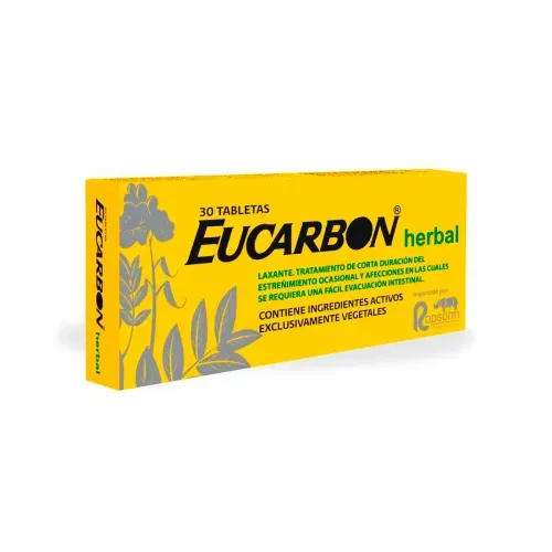 Eucarbón Herbal Caja X 30 Tabletas Ropsohn