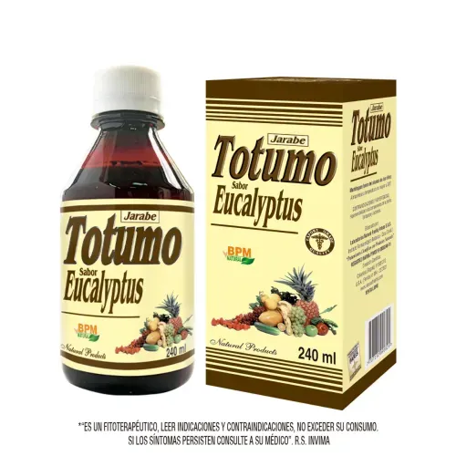 Totumo Eucalyptus Jarabe Frasco X 240 Ml Natural Freshly